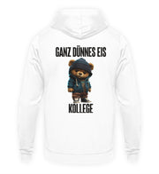 KOLLEGE TEDDY Rückendruck Unisex Hoodie