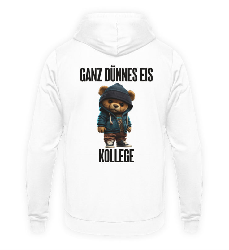 KOLLEGE TEDDY Rückendruck Unisex Hoodie