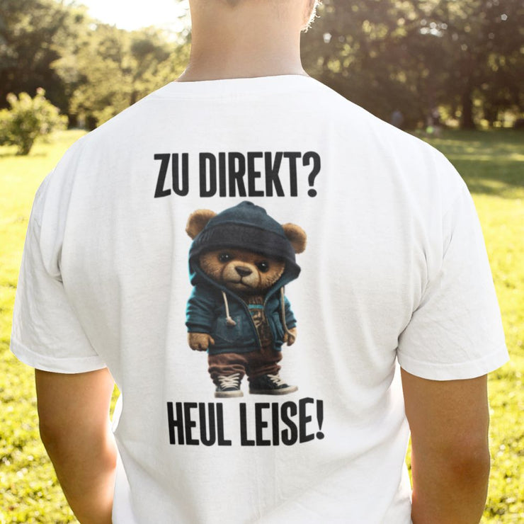 HEUL LEISE TEDDY Rückendruck | Premium Shirt Unisex