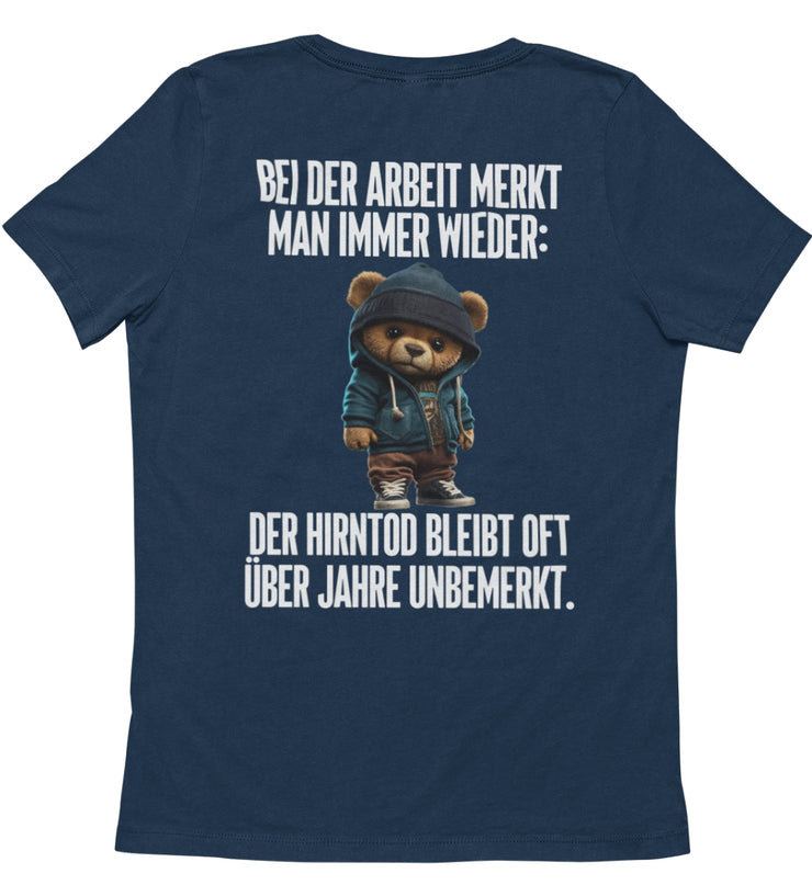 HIRNTOD TEDDY Rückendruck Unisex T-Shirt