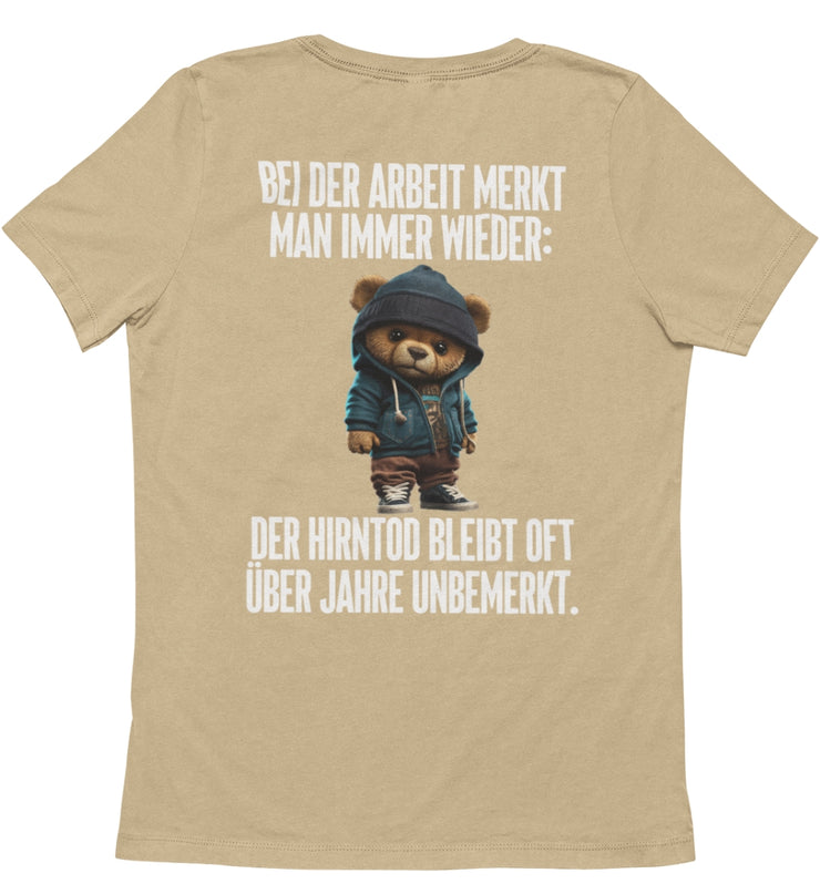 HIRNTOD TEDDY Rückendruck Unisex T-Shirt