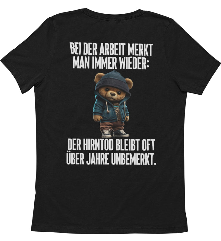 HIRNTOD TEDDY Rückendruck Unisex T-Shirt