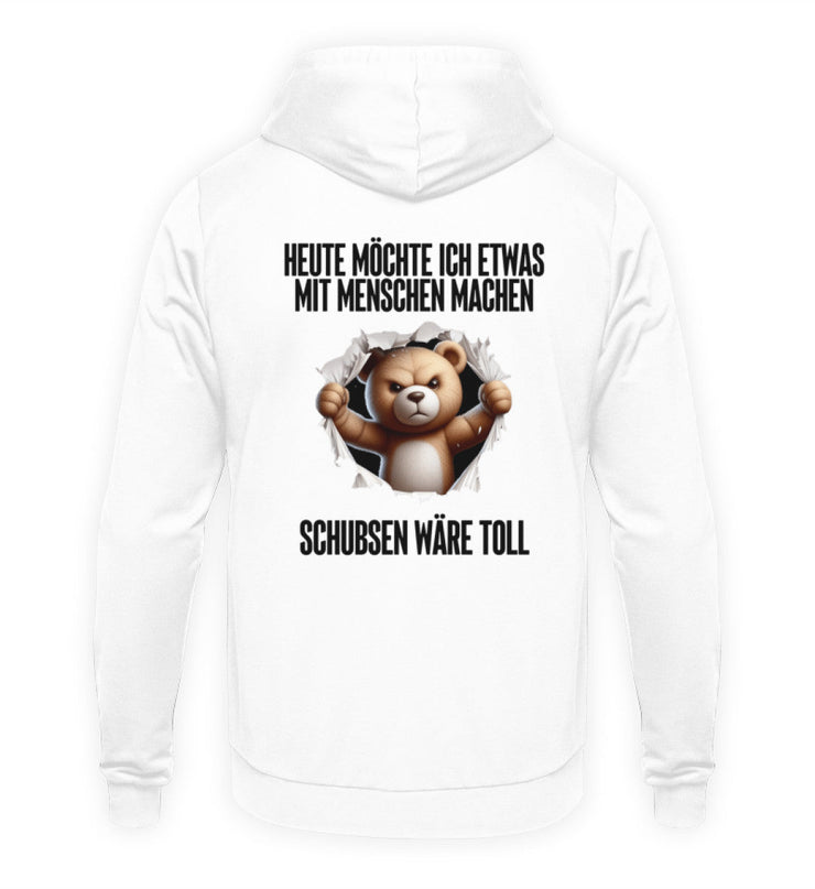 SCHUBSEN WÄRE TOLL BÄR Rückendruck Unisex Hoodie