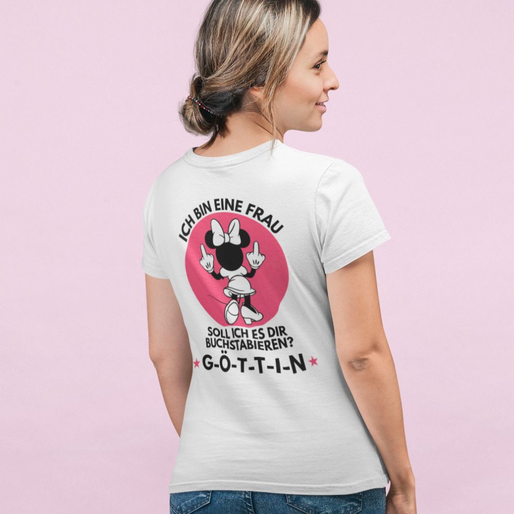ICH BIN EINE FRAU MINNIE Rückendruck | Shirt Unisex