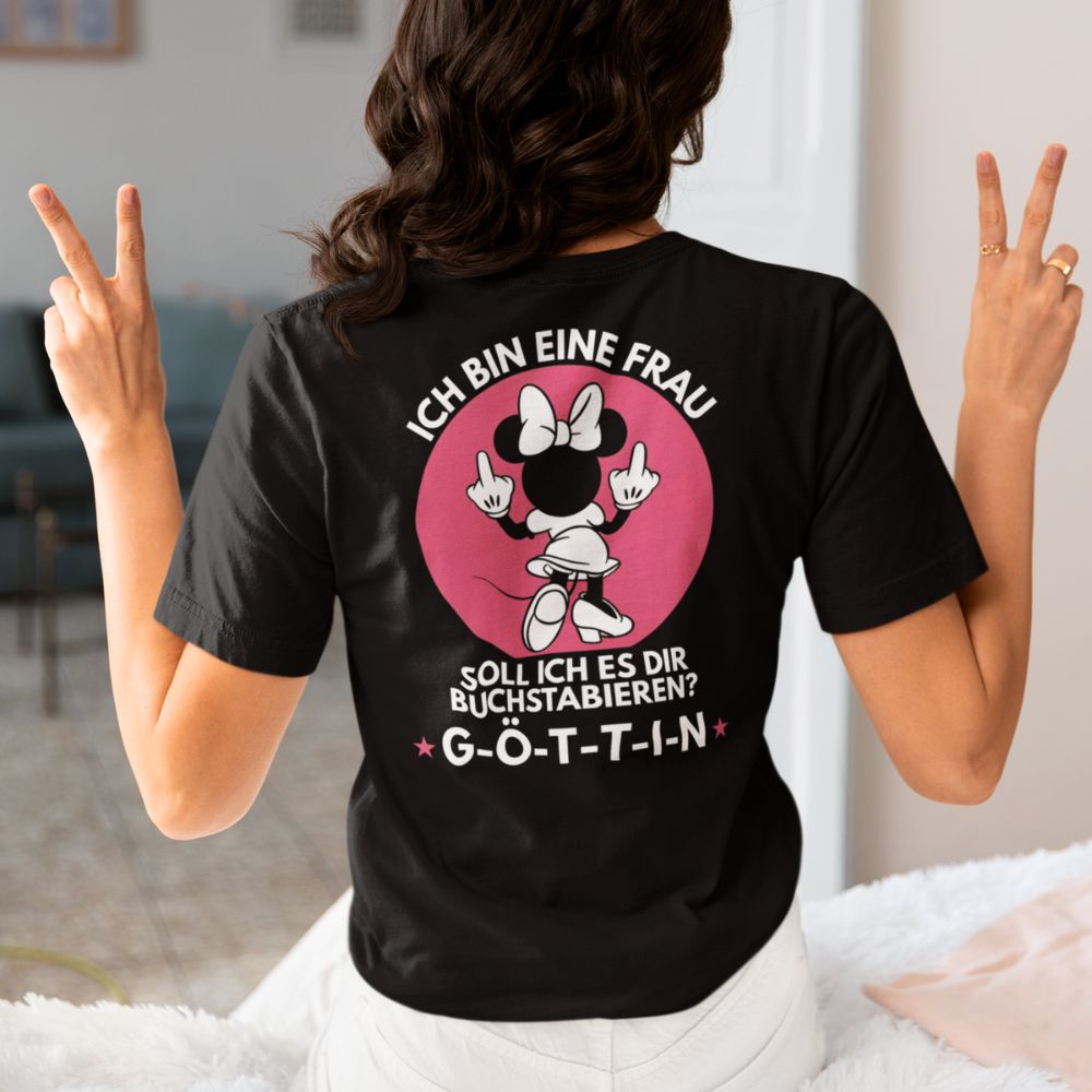 ICH BIN EINE FRAU MINNIE Rückendruck | Shirt Unisex