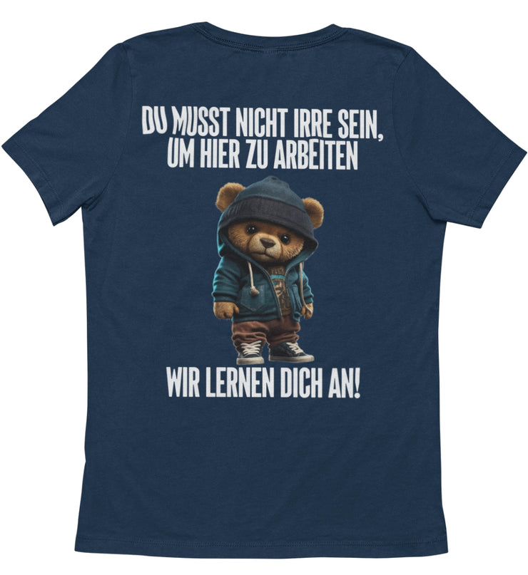 IRRE TEDDY Rückendruck Unisex T-Shirt