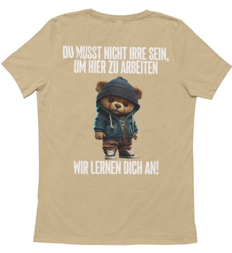 IRRE TEDDY Rückendruck Unisex T-Shirt