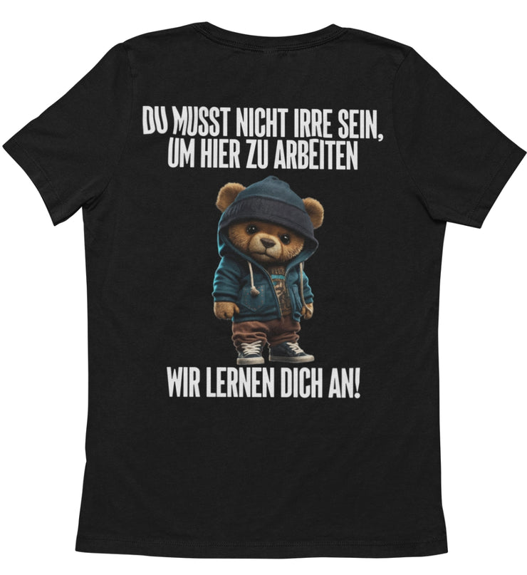 IRRE TEDDY Rückendruck Unisex T-Shirt