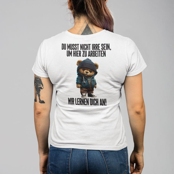 IRRE TEDDY Rückendruck | Premium Shirt Unisex