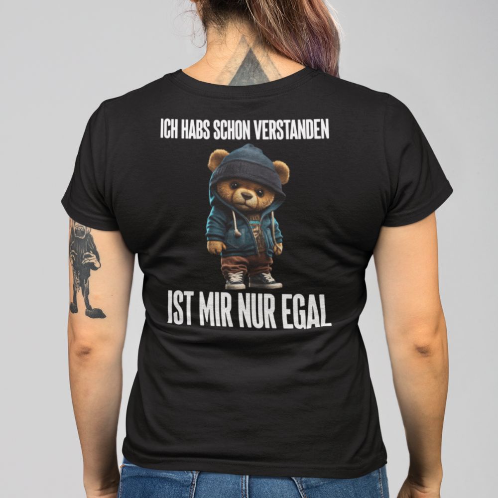 IST MIR EGAL TEDDY Rückendruck | Shirt Unisex