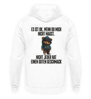 GESCHMACK TEDDY Rückendruck Unisex Hoodie