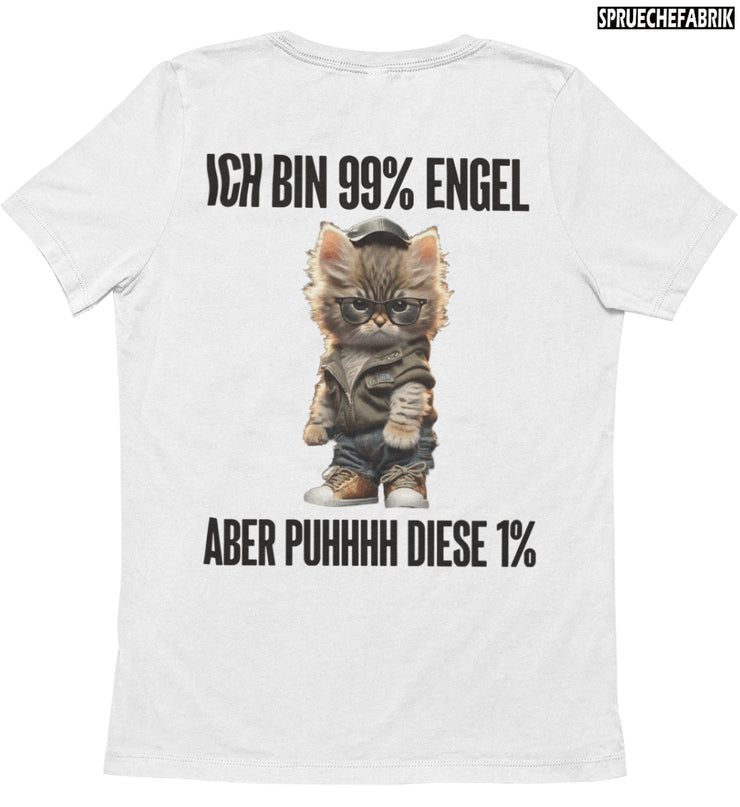 ENGEL KATZE Rückendruck T-Shirt