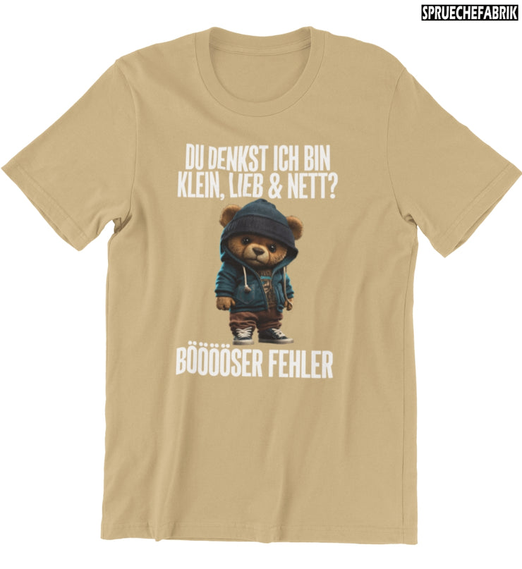 KLEIN, LIEB & NETT TEDDY Vorderdruck T-Shirt