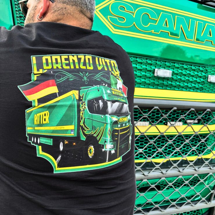 LORENZO VITA LA MIA PASSIONE Rückendruck | Premium Shirt Unisex Jack & Jones