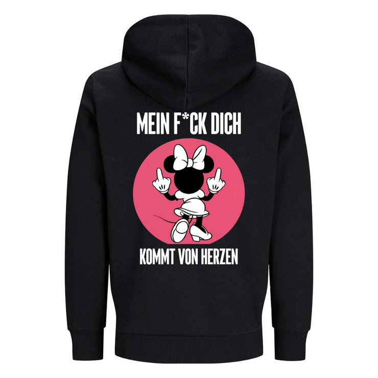 VON HERZEN MAUS Rückendruck | Premium Hoodie Unisex