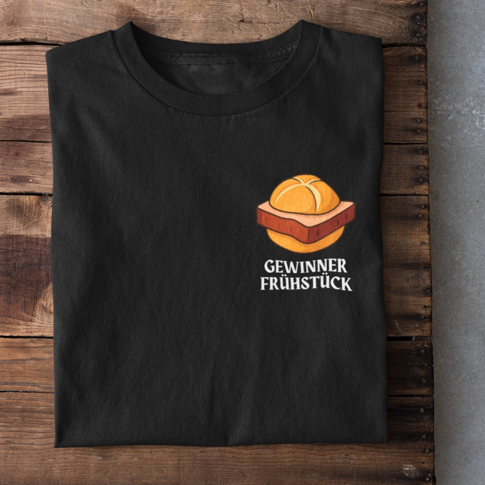 GEWINNER FRÜHSTÜCK Brustdruck | Shirt Unisex