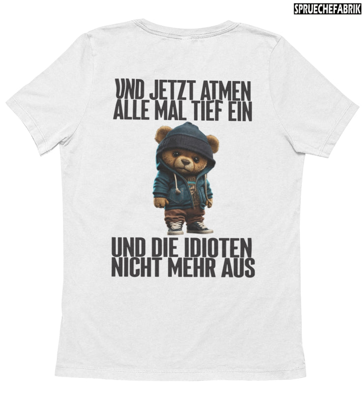 EINATMEN TEDDY Rückendruck T-Shirt