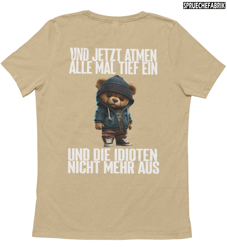 EINATMEN TEDDY Rückendruck T-Shirt