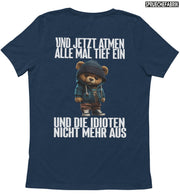 EINATMEN TEDDY Rückendruck T-Shirt