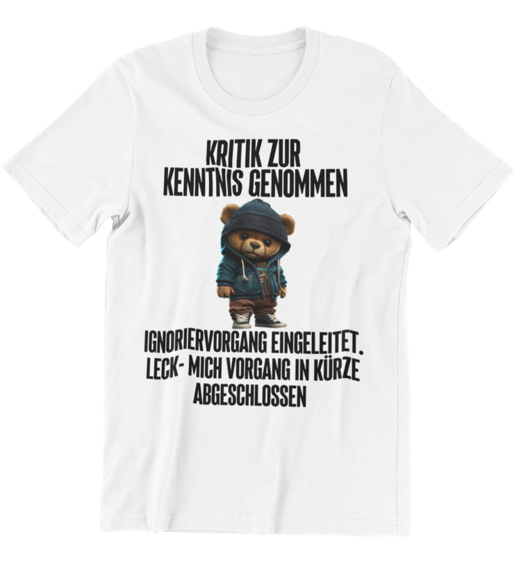 KRITIK TEDDY Vorderdruck Unisex T-Shirt