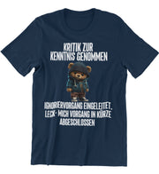 KRITIK TEDDY Vorderdruck Unisex T-Shirt