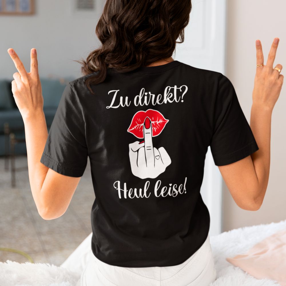 HEUL LEISE KUSS Rückendruck | Shirt Unisex