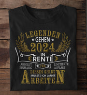 LEGENDEN 2024 Vorderdruck Unisex T-Shirt