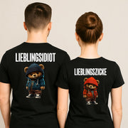 LIEBLINGSIDIOT TEDDY Rückendruck | Premium Shirt Unisex