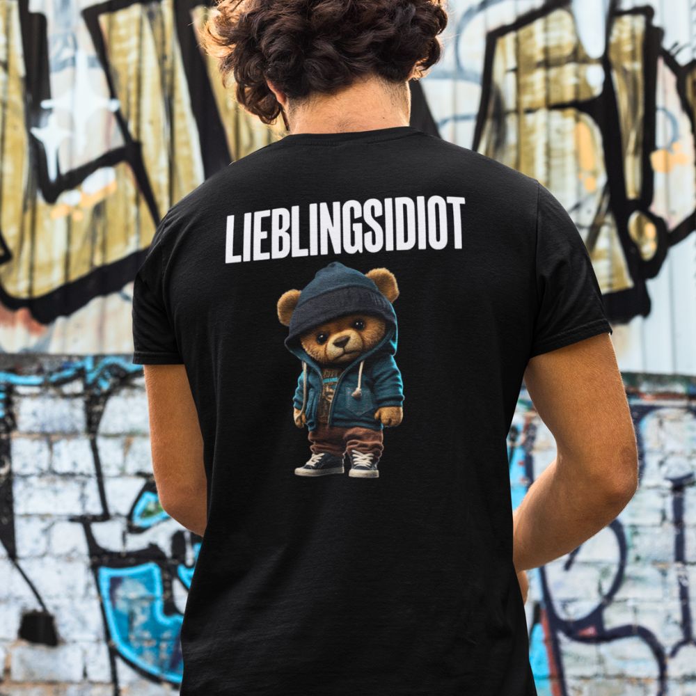 LIEBLINGSIDIOT TEDDY Rückendruck | Shirt Unisex