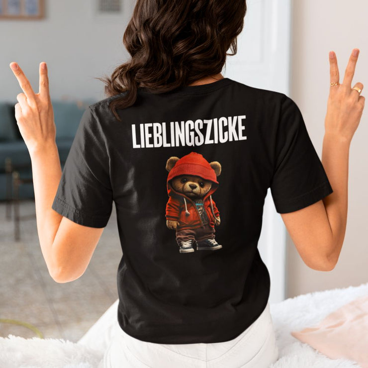 LIEBLINGSZICKE TEDDY Rückendruck | Premium Shirt Unisex