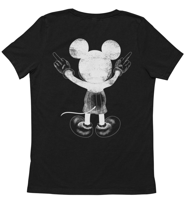 Maus Rückendruck Unisex T-Shirt