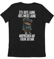 MIESE LAUNE TEDDY Rückendruck Unisex T-Shirt