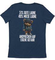 MIESE LAUNE TEDDY Rückendruck Unisex T-Shirt