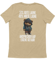 MIESE LAUNE TEDDY Rückendruck Unisex T-Shirt