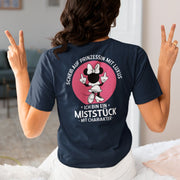 MISTSTÜCK MIT CHARAKTER MINNIE Rückendruck | Premium Shirt