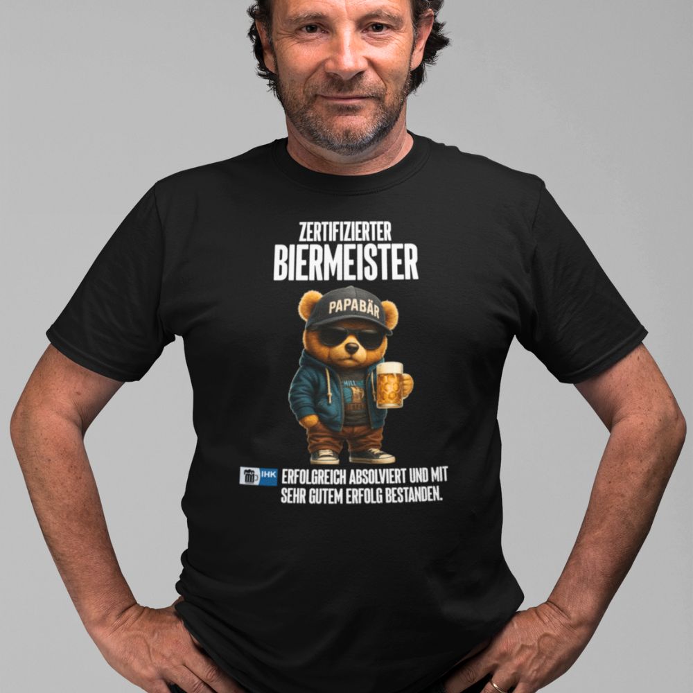 ZERTIFIZIERTER BIERMEISTER PAPABÄR | Shirt Unisex