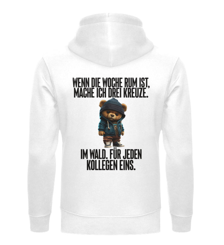 WOCHE TEDDY Rückendruck Hoodie