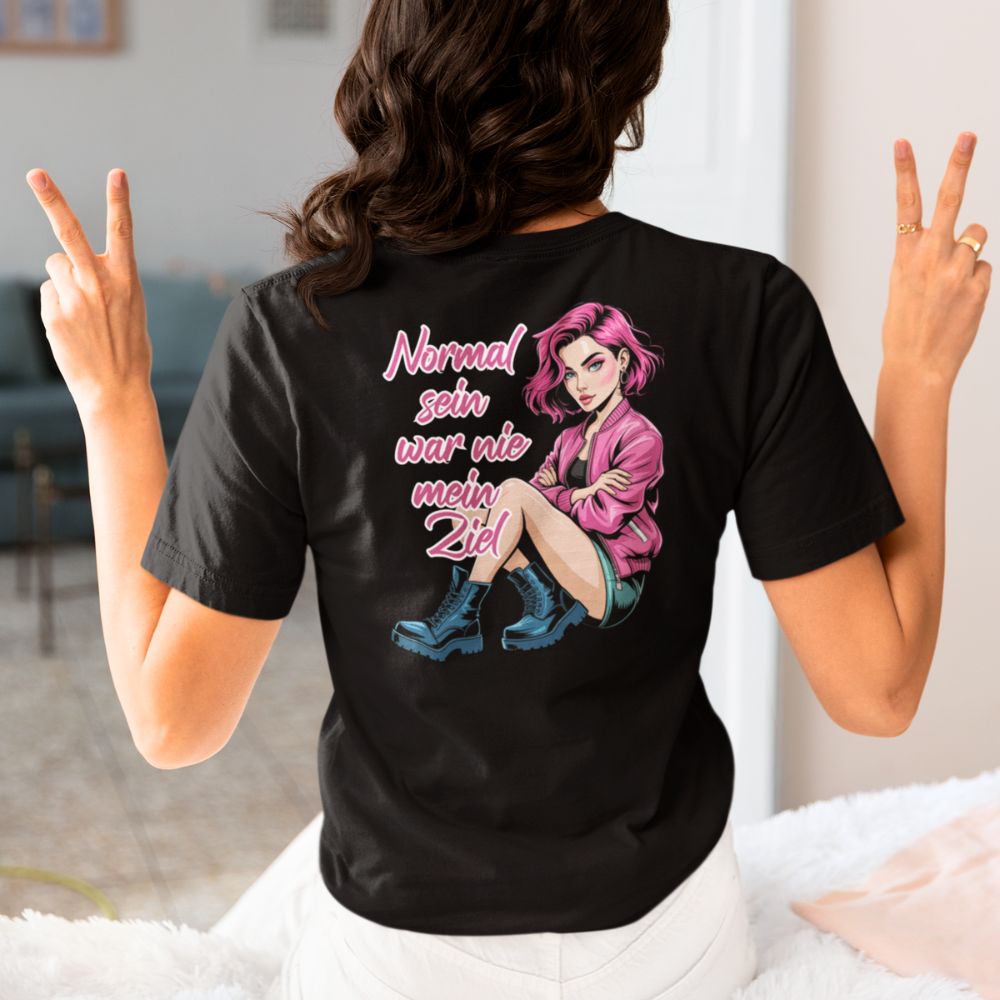 NORMAL SEIN Rückendruck | Shirt Unisex