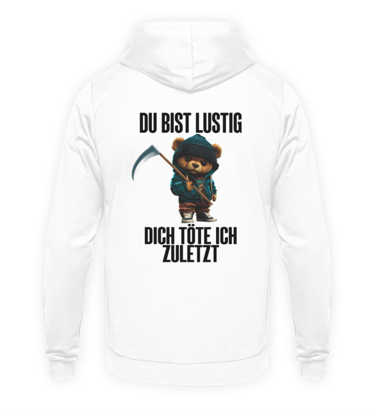 LUSTIG SENSE TEDDY Rückendruck Unisex Hoodie