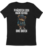 NÄCHSTES LEBEN TEDDY Rückendruck Unisex T-Shirt