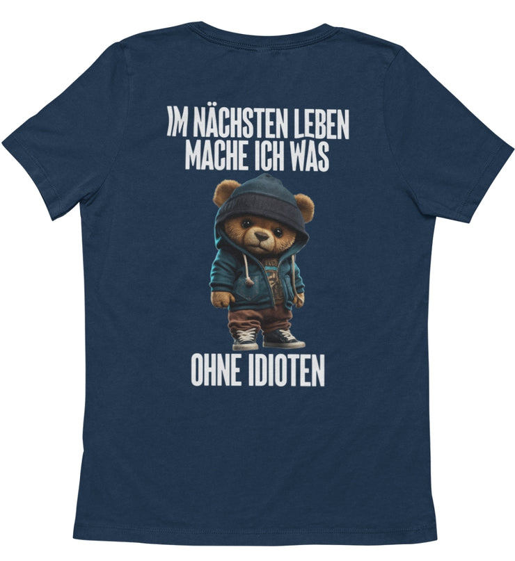 NÄCHSTES LEBEN TEDDY Rückendruck Unisex T-Shirt