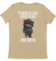 NÄCHSTES LEBEN TEDDY Rückendruck Unisex T-Shirt