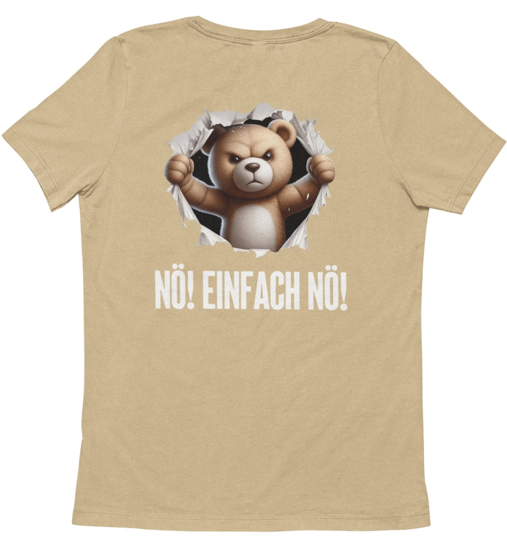 NÖ! EINFACH NÖ! BÄR Rückendruck Unisex T-Shirt