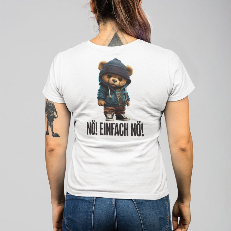NÖ EINFACH NÖ TEDDY Rückendruck | Premium Shirt Unisex