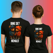 OHNE SIE TEDDY Rückendruck | Premium Shirt Unisex
