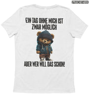 OHNE MICH TEDDY Rückendruck T-Shirt