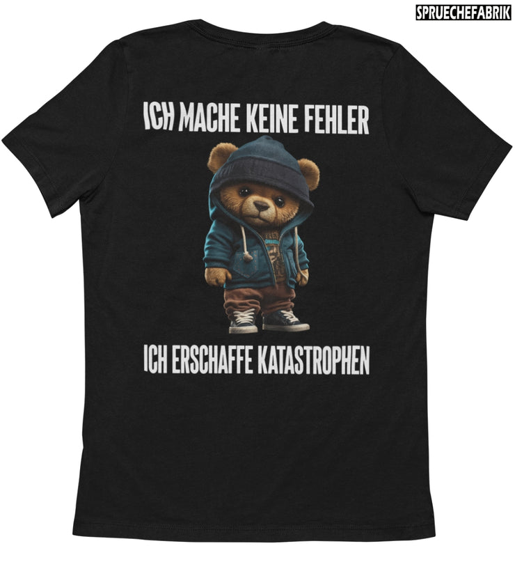 KATASTROPHEN TEDDY Rückendruck T-Shirt