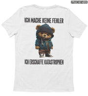 KATASTROPHEN TEDDY Rückendruck T-Shirt