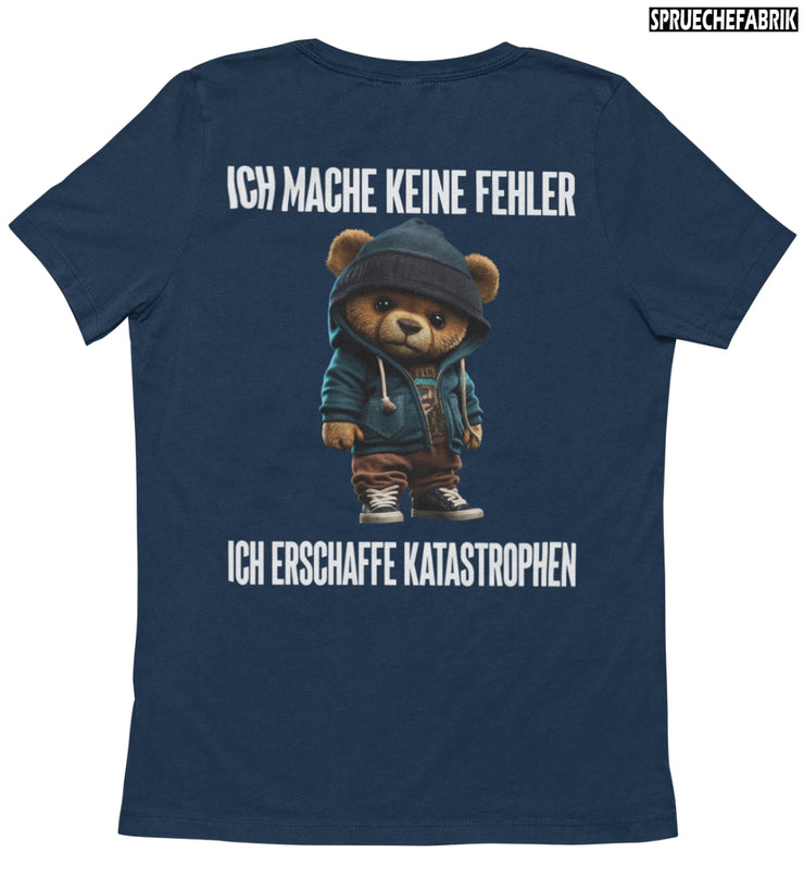 KATASTROPHEN TEDDY Rückendruck T-Shirt