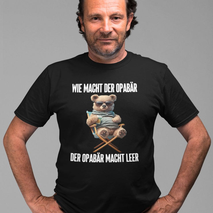 DER OPABÄR MACHT LEER | Premium Shirt Unisex